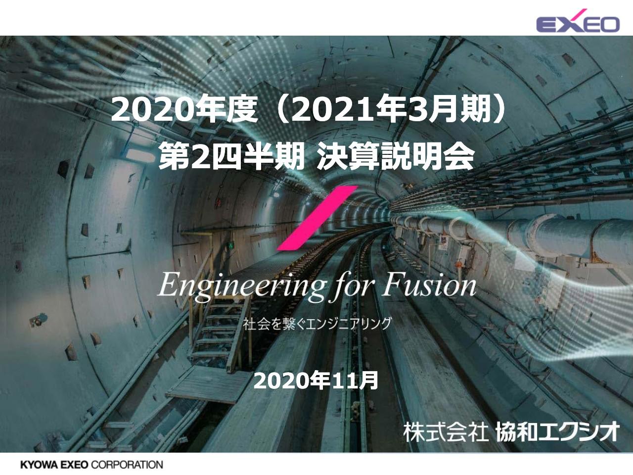協和エクシオ、堅調な受注と豊富な工事の消化により2Q累計は増収増益 全項目が過去最高で推移